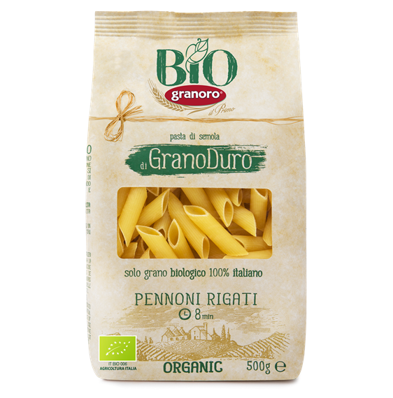 Granoro Organic Wheat Semolina Penne Rigate 500g