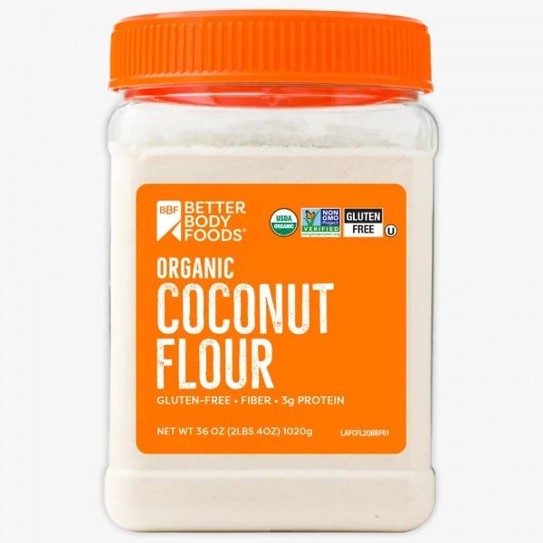 BETTER BODY FOODS Organic GF Coconut Flour 1020g