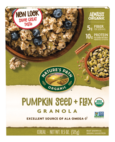 NATURES PATH Organic Pumpkin Seed & Flax Granola 325g