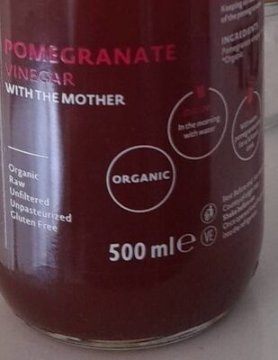 ANDREA MILANO Organic Pomegranate Vinegar 500ml