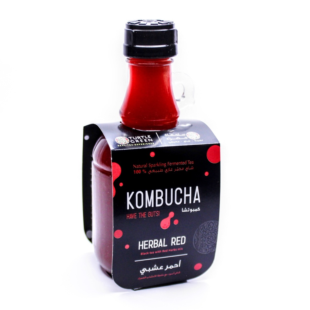Turtle Green Herbal Red Kombucha 500ml