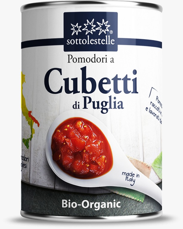 sottolestelle Organic Diced Tomatoes 400g