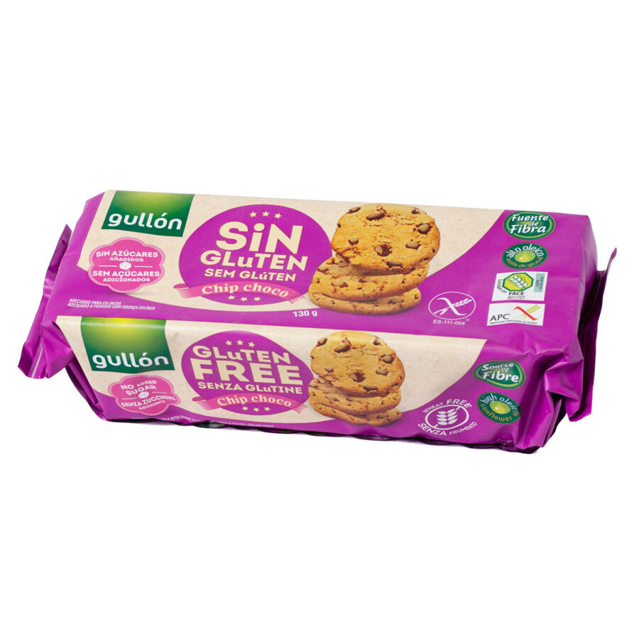gullon GF Cookies with Dark Chocolate Chips 130g