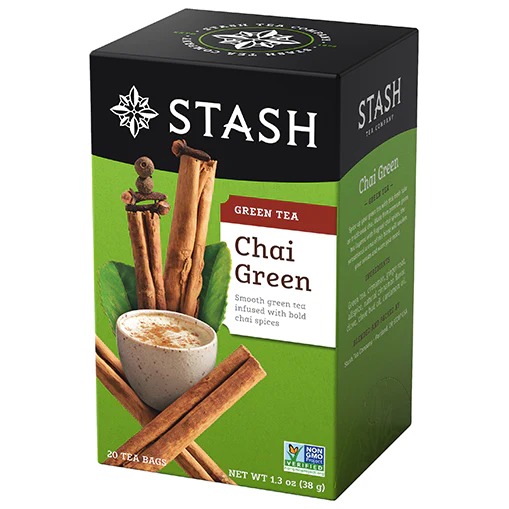 STASH Chai Green Tea (Cinnamon& Ginger) 38g