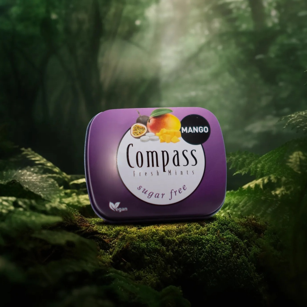 Compass Sugar-Free Mango and Passion Fruit Candy 14g