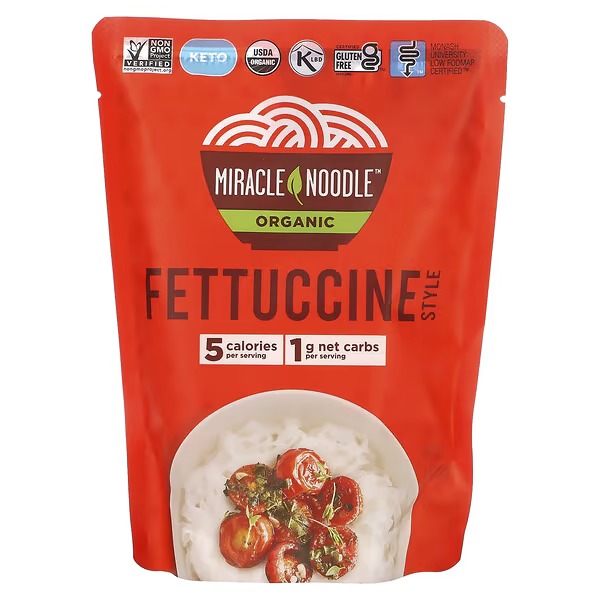 MIRACLE NOODLE Organic GF Fettuccine 200g