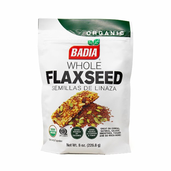 BADIA Organic Whole Flax Seed 226.80g