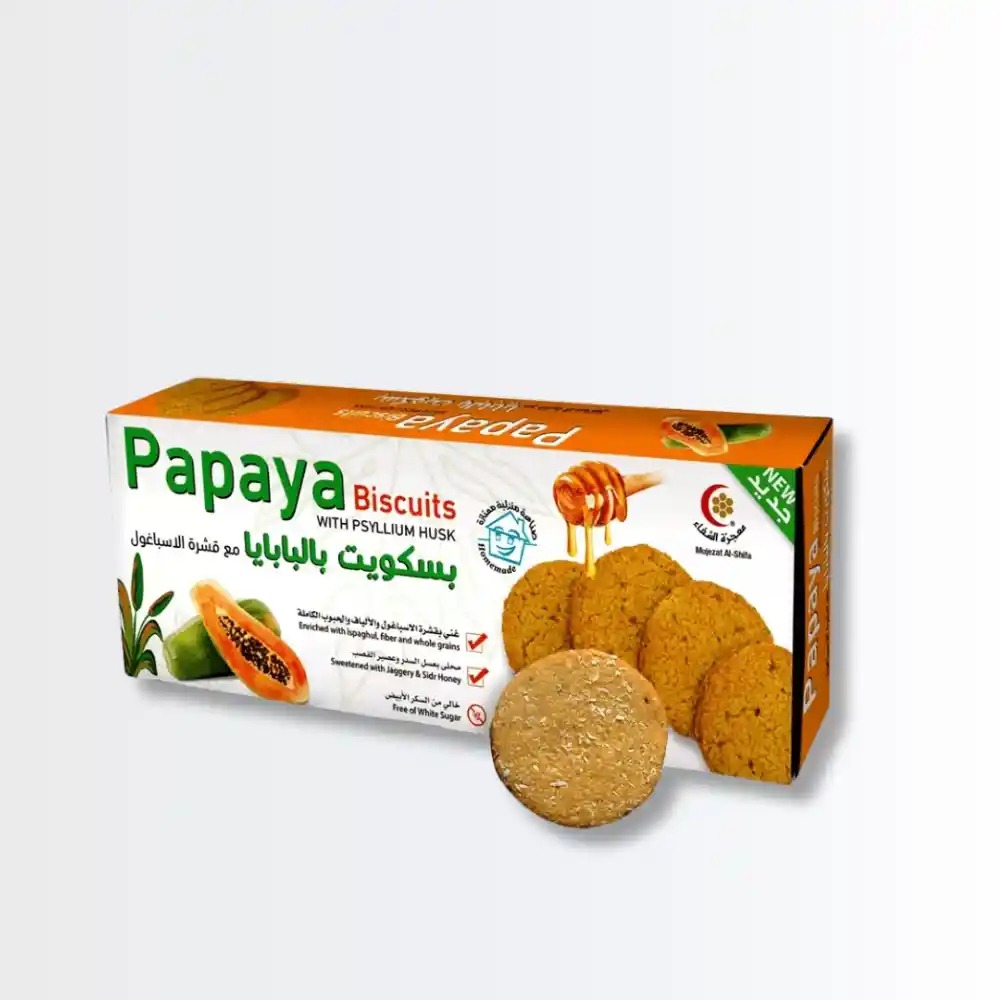 Mujeza Miracle Oat Biscuits with Psyllium Husk & Papaya 180g