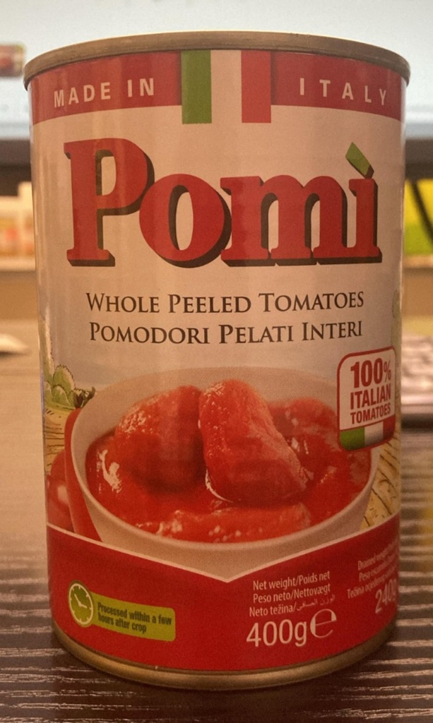 Pomi Whole Peeled Tomatoes 400g