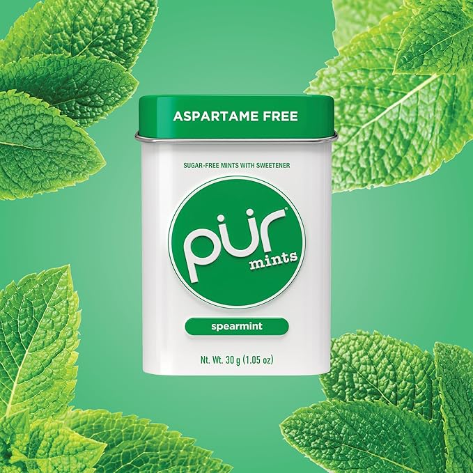 Pur GF Spearmint Candies 30g