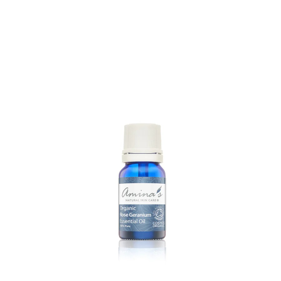 aminas Organic Rose Geranium Oil 10ml
