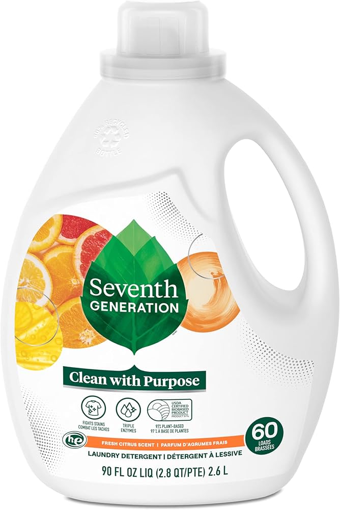Seventh Generation Laundry Detergent - Fresh Citrus Scent 2.6L