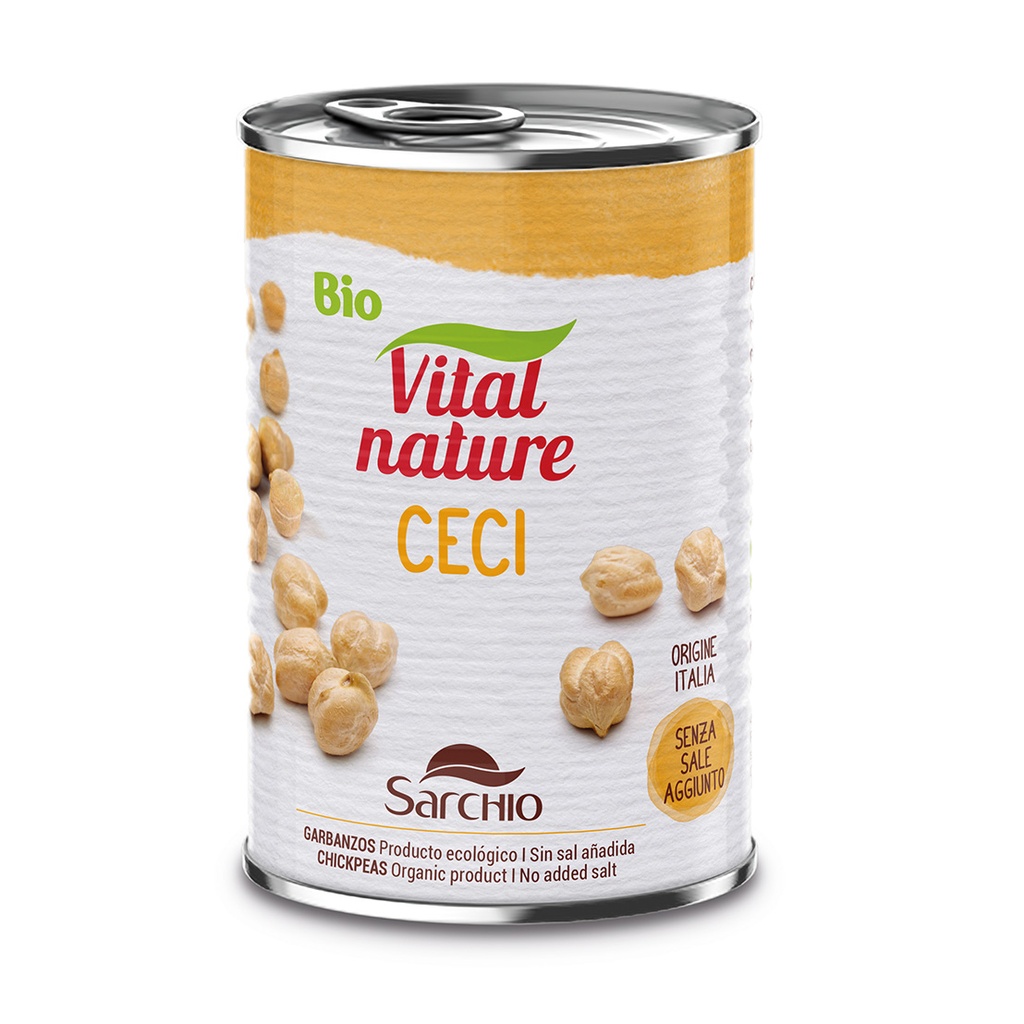 Sarchio Organic Chickpeas (No-Added-Salt) 400g