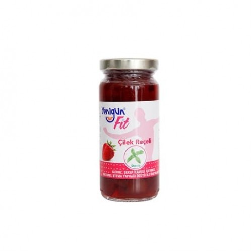 Yenigün Fit Strawberry Jam with Stevia 280g