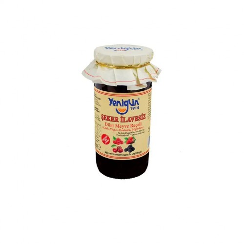 Yenigün Four Fruit Jam with No-Added-Sugar 290g