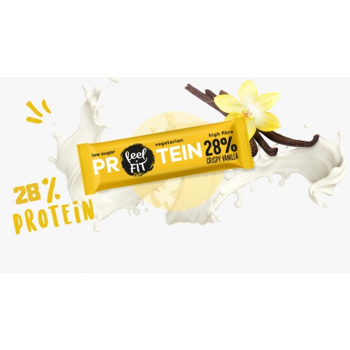 Feel Fit Low Sugar Protein Bar with Vanilla Flavor 40g