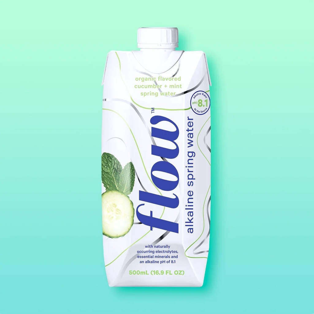 FLW Org CucumberMint Alkaline Spring Water 1L