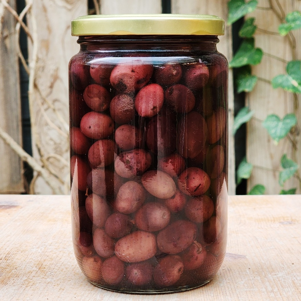 Natural local Black Olive pickles 700g