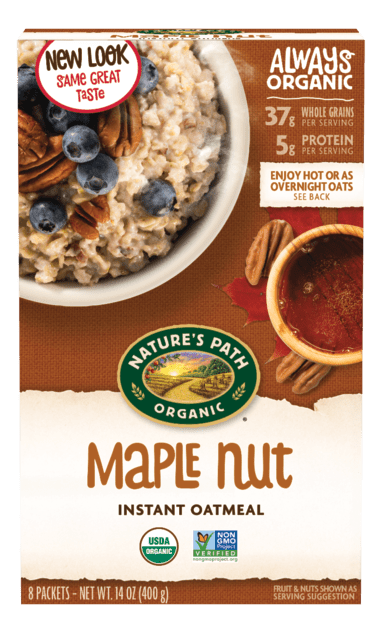 NP org gf hot cerealmaple nut l 400g