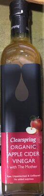 organic apple  cider vinegar with th mother