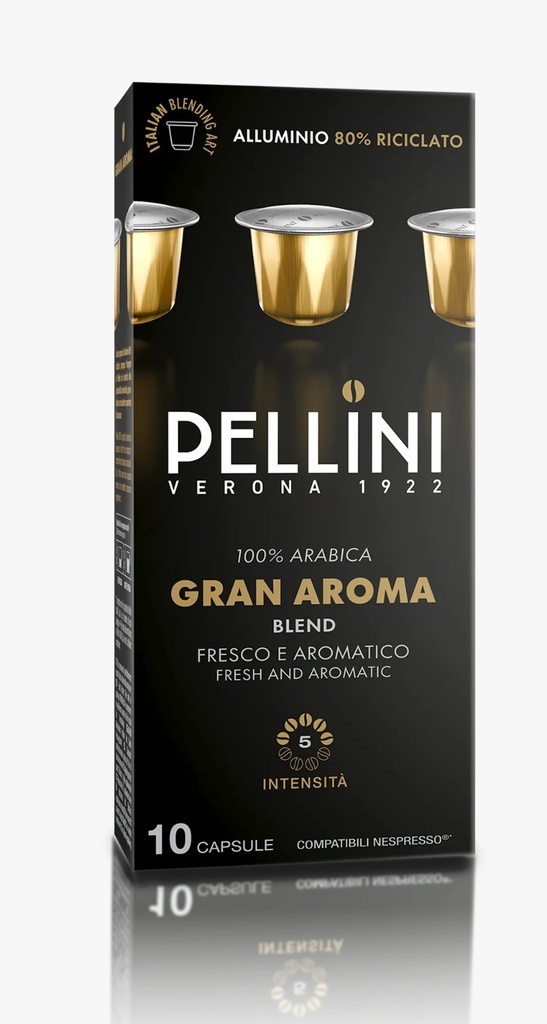 Pellini Gran Aroma Coffe n5 caps 55 g