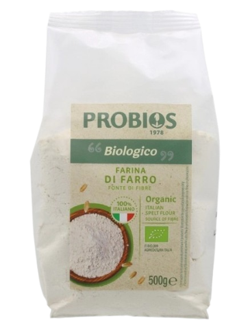pro org spelt flour 500g