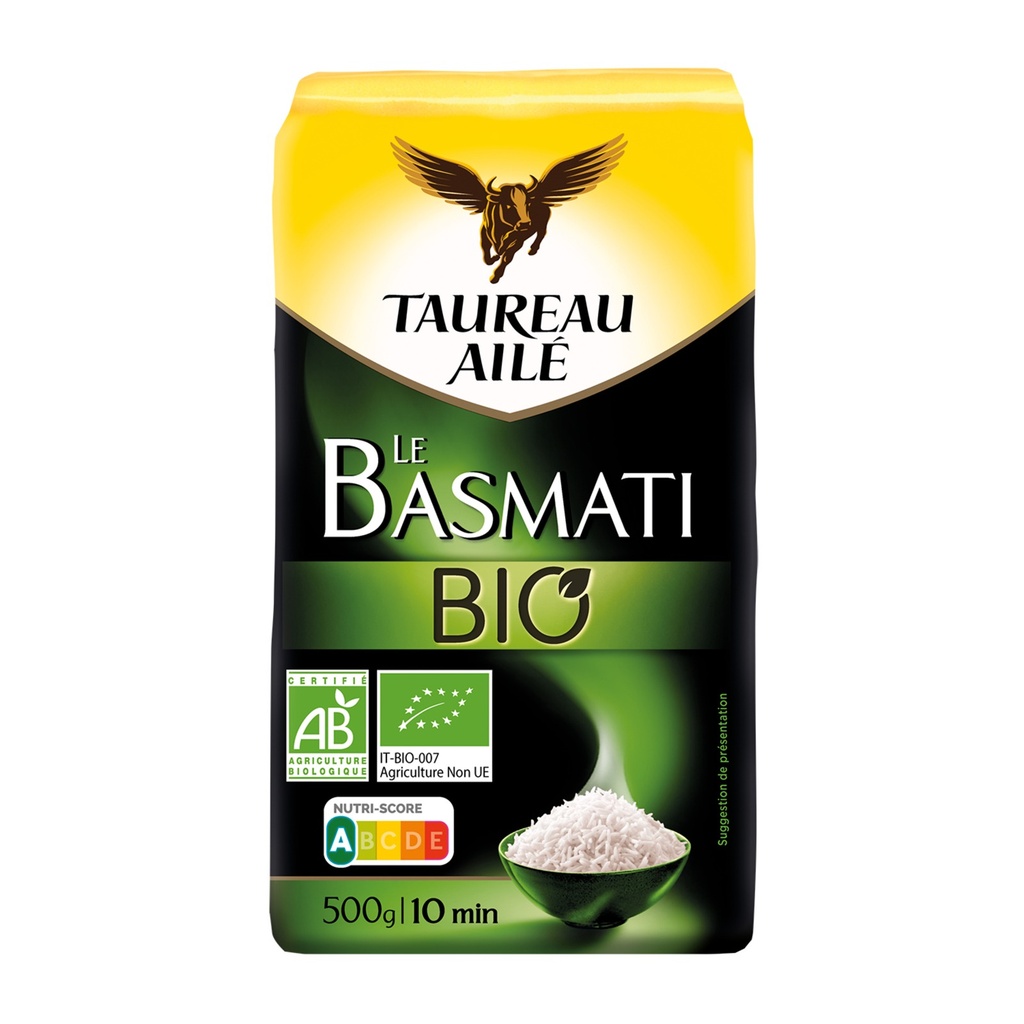 Taureau Aile organicBasmati Rice 500 g