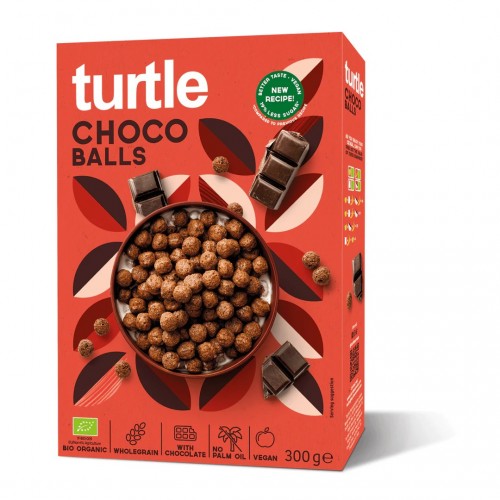 turtle Organic Choco Balls 300g