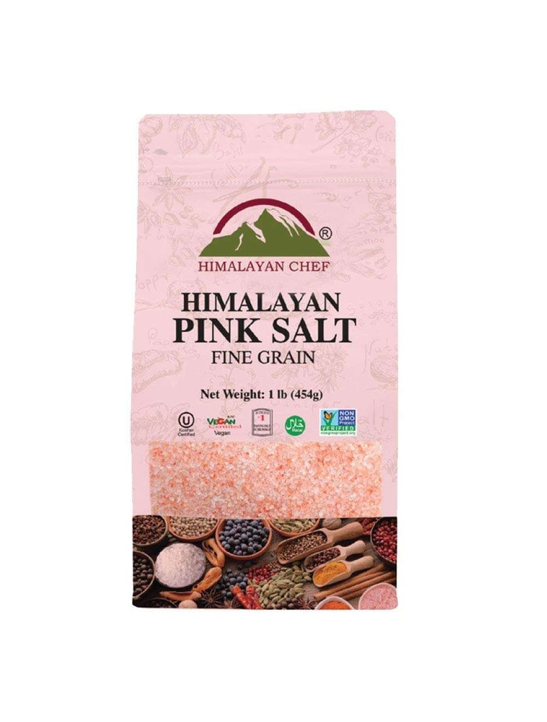 WBM himalayn fine Grain Pink A Salt 454 g