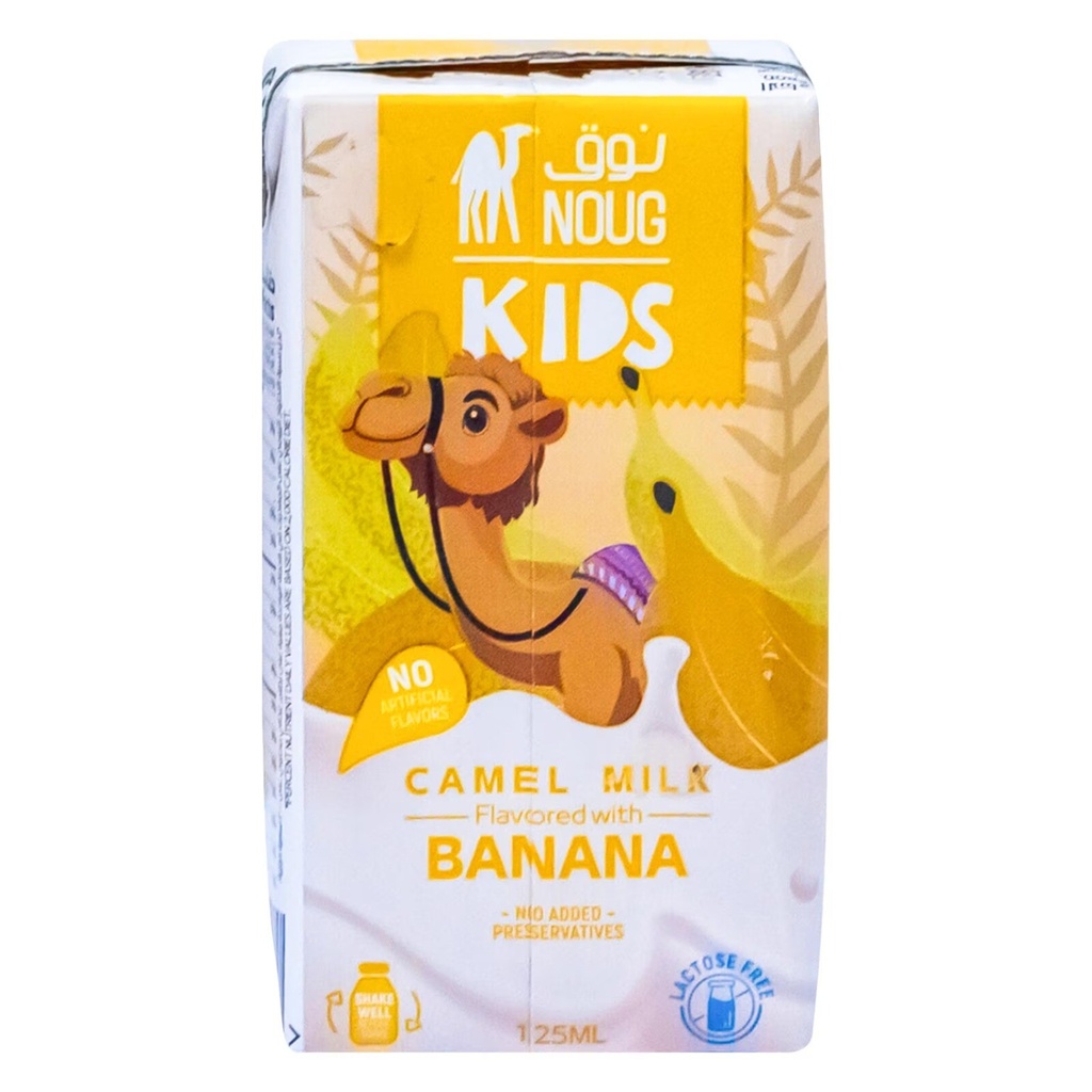 Noug Kids Camel Milk Banana 125ml