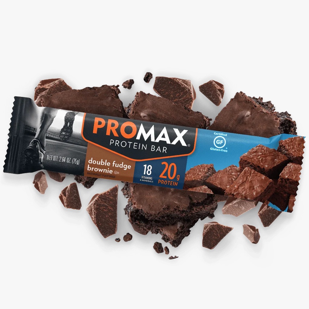 PROMAX GF Protein Bar with Double Fudge Brownie Crisp 75g