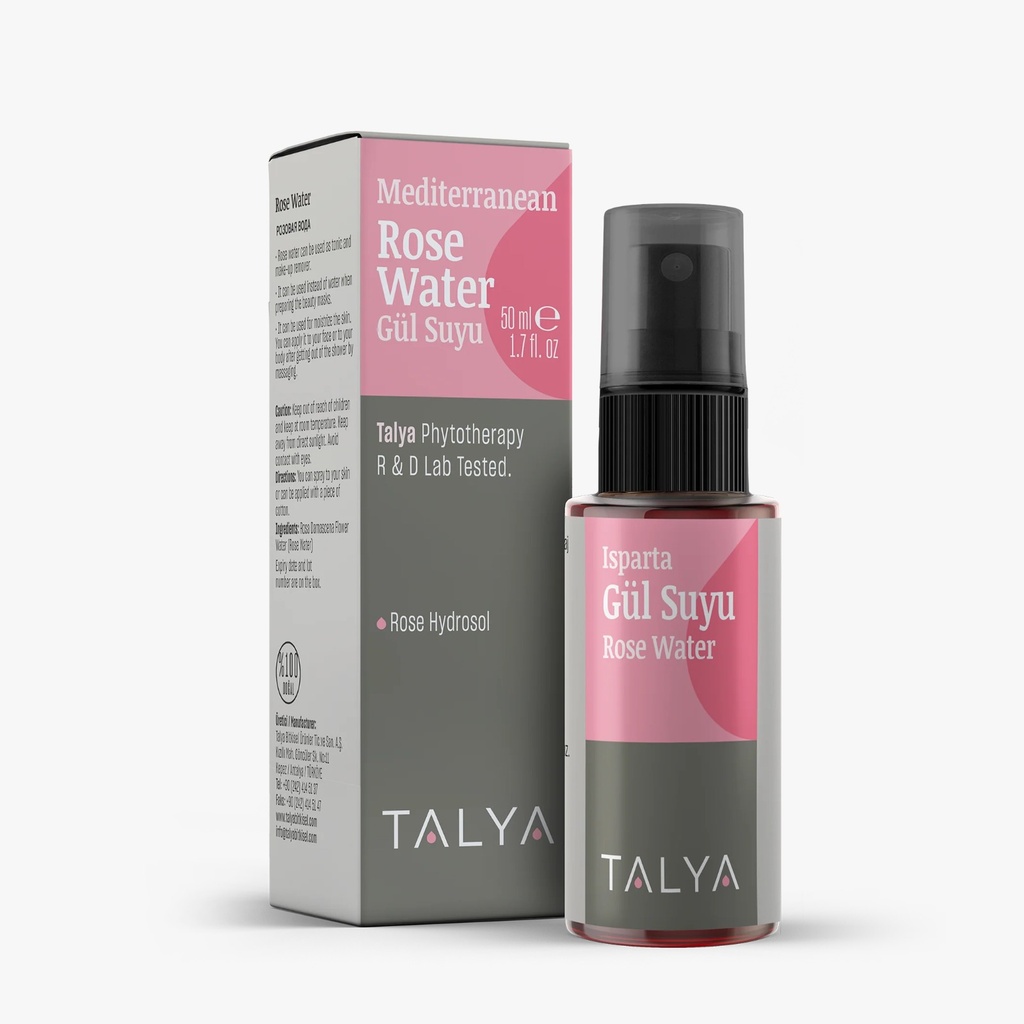 TALYA Mediterranean Rose Water 50ml