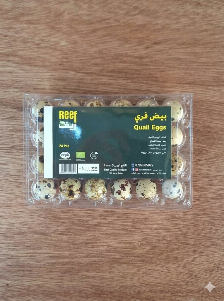 Reef Amman Quail Eggs 24 Pieces