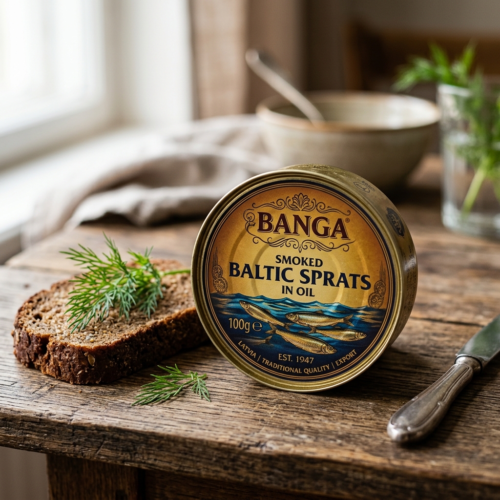 Banga SmokedBal tic SpratsSardinsin oil 100g