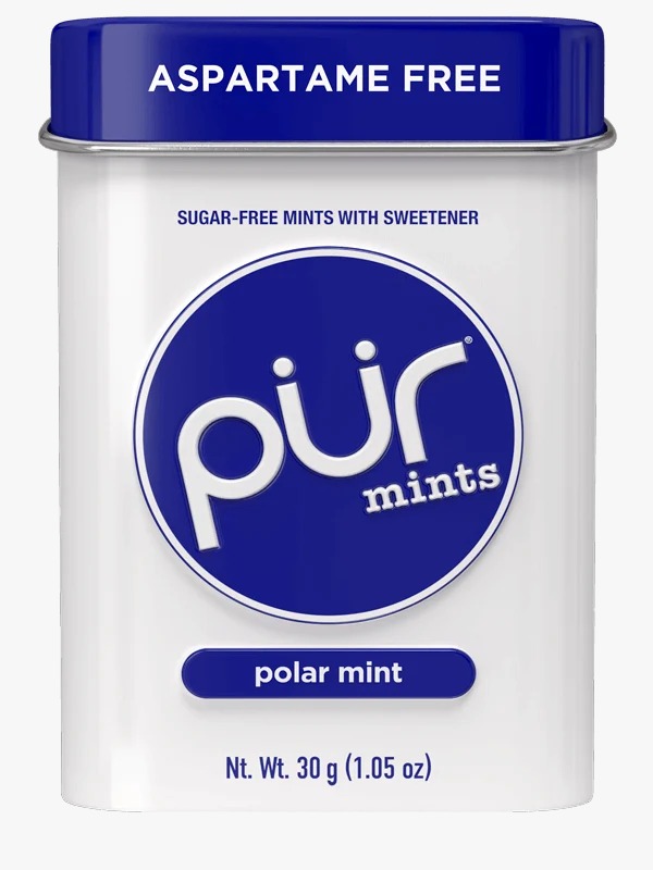 [830028009071] PUR GF SF Mints Tin Pol Mint 30g