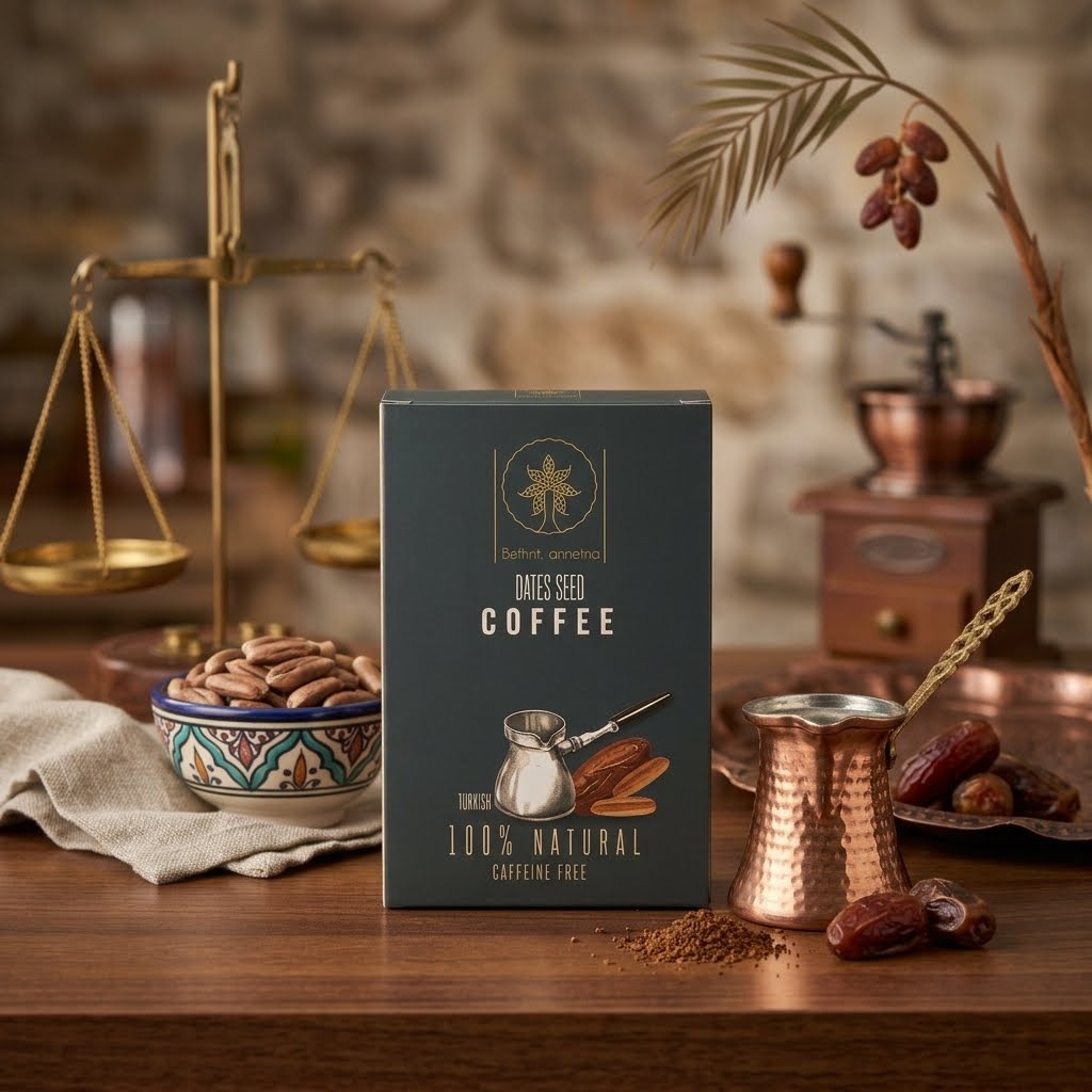 [710497272421] Bethrit ametna Date Seed Turkish Coffee 250g