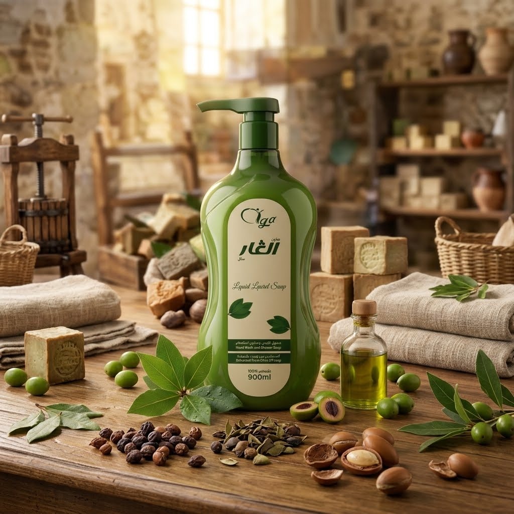 [6254000643260] Aga Hand Wash & Shower Soap with Laurel Oil 900ml