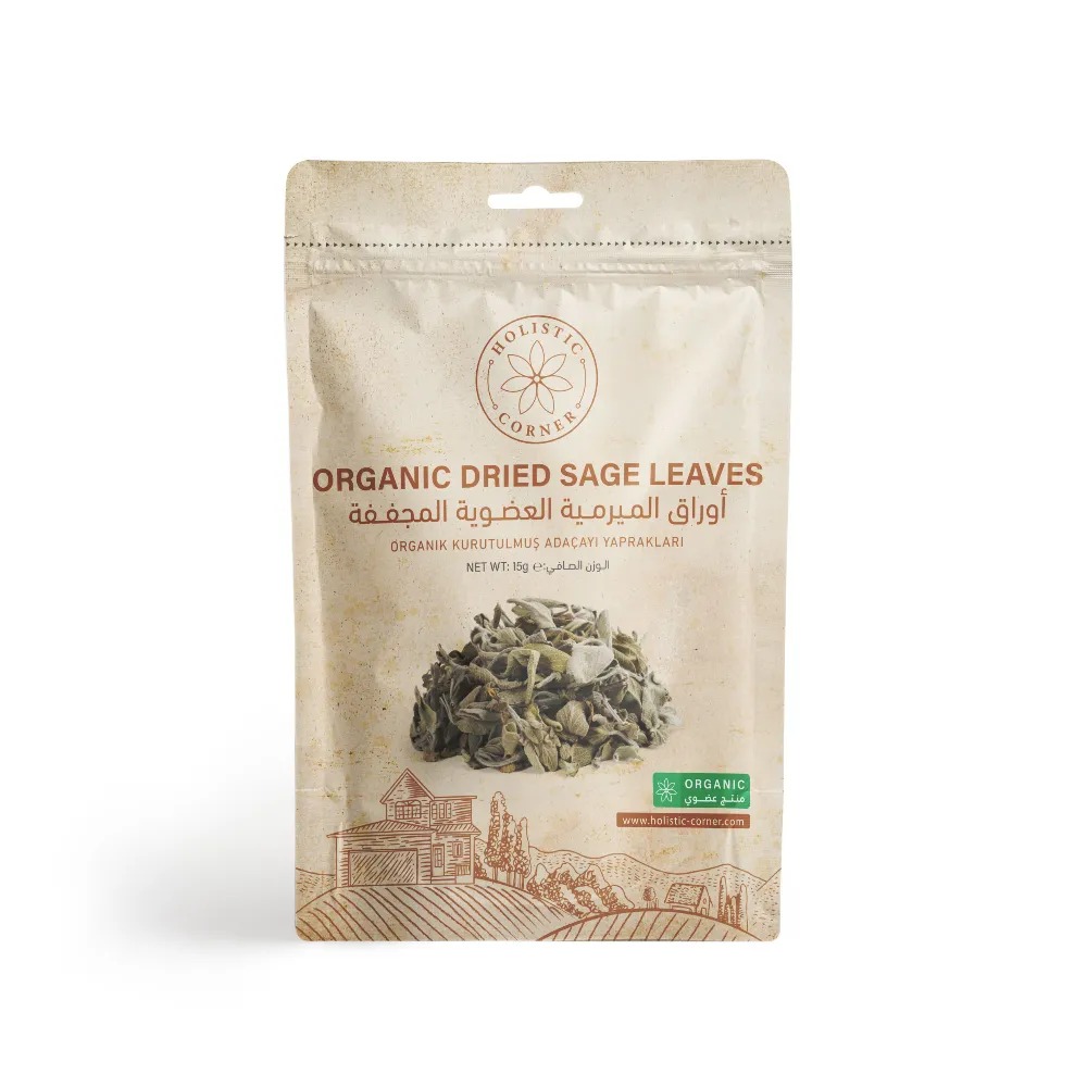 [8684051976808] Holistic Corner Organic Dried Sage 15 g